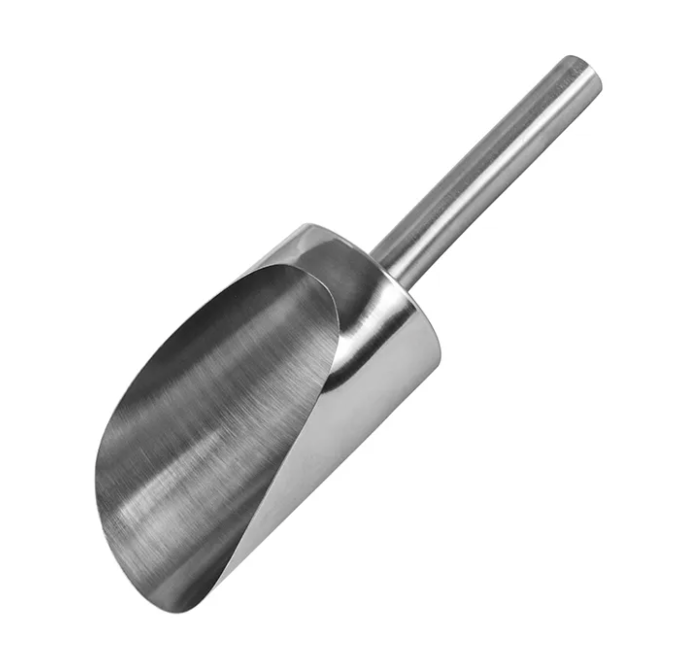 Совок для муки сталь нерж. 350мл ,L=245/130,B=70мм серебрист.