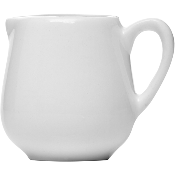 Молочник «Кунстверк»;фарфор;38мл;D=36,H=40,L=60мм;белый